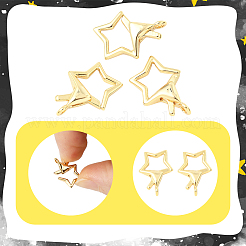 6Pcs Brass Lobster Claw Clasps&nbsp;KK-SC0007-16
