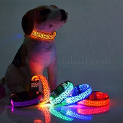 Adjustable Polyester LED Dog Collar&nbsp;MP-H001-A15