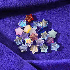 20Pcs Spray Painted Glass Beads&nbsp;GLAA-YW0001-10