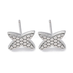 Brass Stud Earrings&nbsp;EJEW-D288-04P