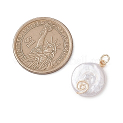 Natural Keshi Pearl Pendants&nbsp;PALLOY-JF04810-01