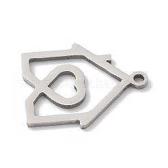 201 Stainless Steel Pendants&nbsp;STAS-S157-12P