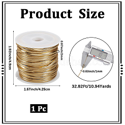 10M Imitation Leather Cord&nbsp;LC-CL0001-03D