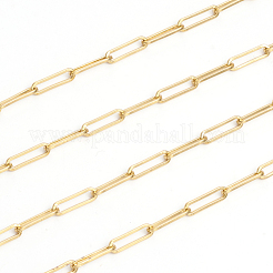 Brass Paperclip Chains&nbsp;CHC-L044-01B-G