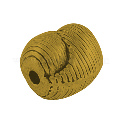 Tibetan Style Alloy Twist Beads&nbsp;TIBEB-5267-AG-NR