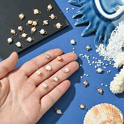 30Pcs 3 Colors Natural Cultured Freshwater Pearl Pendant&nbsp;PALLOY-YW00058