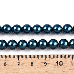 Glass Pearl Beads Strands&nbsp;HY-G002-01D-09