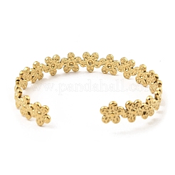 304 Stainless Steel Cuff Bangles&nbsp;BJEW-P302-04G