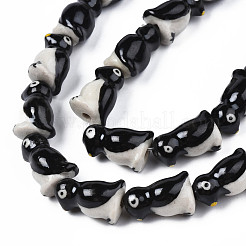 Handmade Porcelain Ceramic Beads Strands&nbsp;PORC-S502-023A