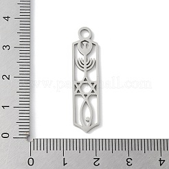 304 Stainless Steel Pendants&nbsp;STAS-E501-09P