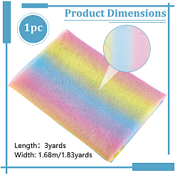 Polyester Mesh Fabric&nbsp;DIY-WH0889-03D
