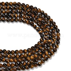 Natural Tiger Eye Beads Strands&nbsp;G-C280-B21-8mm