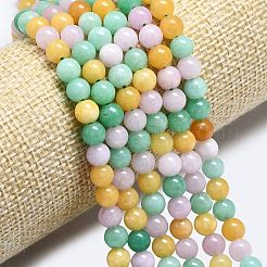 Natural Malaysia Jade Beads Strands&nbsp;G-L645-A01-6mm-34