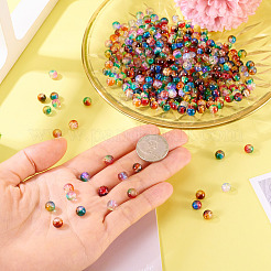 12 Colors Crackle Glass Beads&nbsp;CCG-TA0002-05B