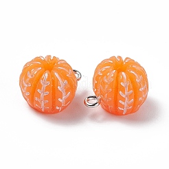 Opaque Resin Imitation Fruit Pendants&nbsp;RESI-G061-02
