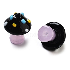 Handmade Lampwork Bumpy Beads Strands&nbsp;LAMP-A004-06B