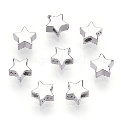 Rhodium Plated 925 Sterling Silver Beads&nbsp;LS-STER-T004-76P