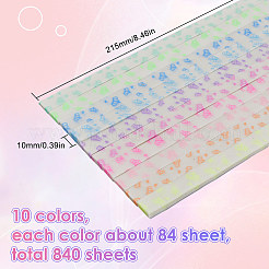 4Sets Luminous Lucky Star Origami Paper&nbsp;DIY-SC0027-36C