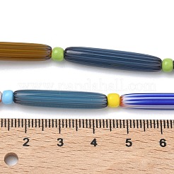 Handmade Millefiori Glass Beads&nbsp;X-LAMP-Z019-01