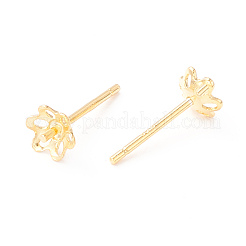 925 Sterling Silver Stud Earring Findings&nbsp;STER-P047-08G