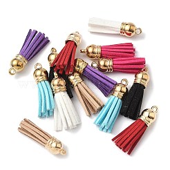 14Pcs 7 Colors Suede Tassels&nbsp;DJEW-FP0001-02