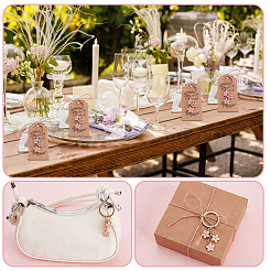 Zinc Alloy Flower Keychains&nbsp;KEYC-GA0001-52