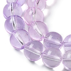 Baking Paint Transparent Glass Beads&nbsp;X1-DGLA-M001-10mm-04