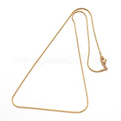 304 Stainless Steel Snake Chain Necklaces&nbsp;NJEW-M124-11