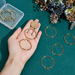 5 Pairs 304 Stainless Steel Hoop Earrings&nbsp;EJEW-ME0001-09