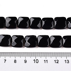 Dyed & Heated Natural Black Agate Beads Strands&nbsp;G-T138-165
