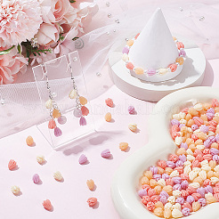 200Pcs 4 Colors Dyed Synthetic Coral Beads&nbsp;CORA-SP0001-22