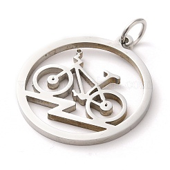 Non-Tarnish 304 Stainless Steel Pendants&nbsp;STAS-C086-05H-P