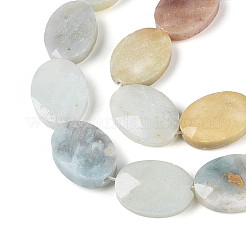Natural Flower Amazonite Beads Strands&nbsp;G-S354-13x18-A08