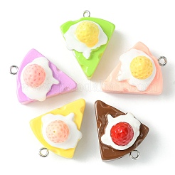 30Pcs 5 Colors Opaque Resin Imitation Food Pendants&nbsp;RESI-CJ0003-45