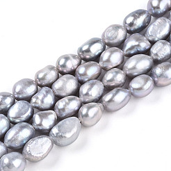 Natural Cultured Freshwater Pearl Beads Strands&nbsp;PEAR-N014-06G-03