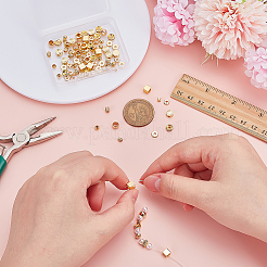100Pcs 10 Styles Brass Spacer Beads&nbsp;KK-ME0003-80