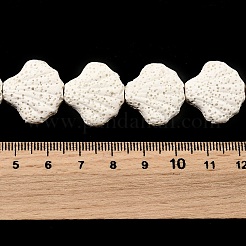 Dyed Natural Lava Rock Beads Strands&nbsp;G-A264-A04-01D