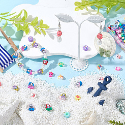 320Pcs 4 Styles Handmade Polymer Clay Beads&nbsp;CLAY-SP0001-10