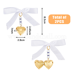 Heart 304 Stainless Steel Bouquet Locket Photo Pendants Decorations&nbsp;PALLOY-AB00204