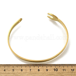 201 Stainless Steel Cuff Bangles for Women&nbsp;BJEW-B121-01