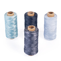 4 Rolls 4 Colors Waxed Polyester Cord&nbsp;YC-TA0001-29A