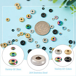 60Pcs 12 Style 304 Stainless Steel Spacer Beads&nbsp;STAS-PJ0001-34