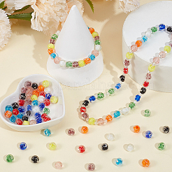 120Pcs Handmade Luminous Lampwork Beads&nbsp;LAMP-PA0001-60B