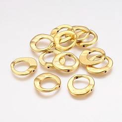Tibetan Style Alloy Irregular Ring Bead Frames&nbsp;X-GLF10246Y