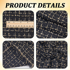 Tartan Pattern Cloth Fabric&nbsp;DIY-WH20009-37B-03