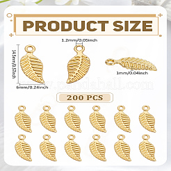200Pcs Alloy Charms&nbsp;FIND-LP0002-71