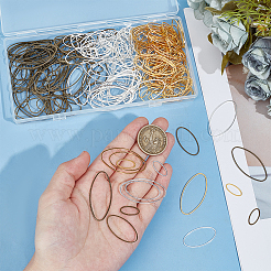 270Pcs 9 Styles Brass Linking Rings&nbsp;KK-OC0001-50