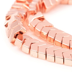 Electroplated Non-magnetic Synthetic Hematite Beads Strands&nbsp;G-F682-04A-RG