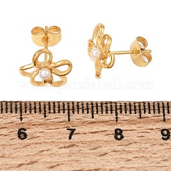 304 Stainless Steel Stud Earrings for Women&nbsp;SA-CBA44F8-01G