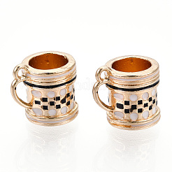 Rack Plating Alloy Enamel Charms&nbsp;ENAM-T015-015-NR